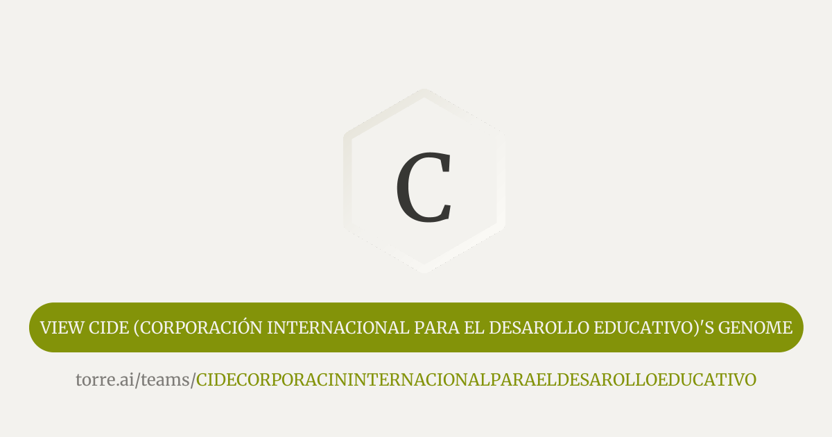 CIDE (CORPORACIÓN INTERNACIONAL PARA EL DESAROLLO EDUCATIVO) | Torre
