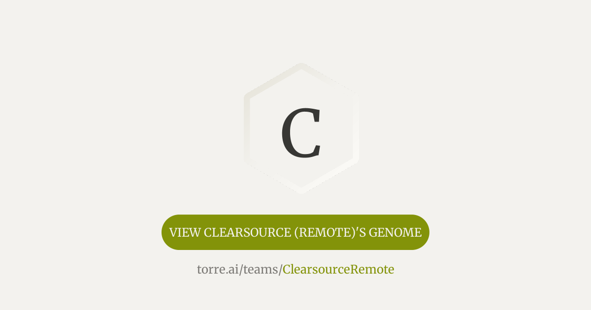 Clearsource (Remote) | Torre
