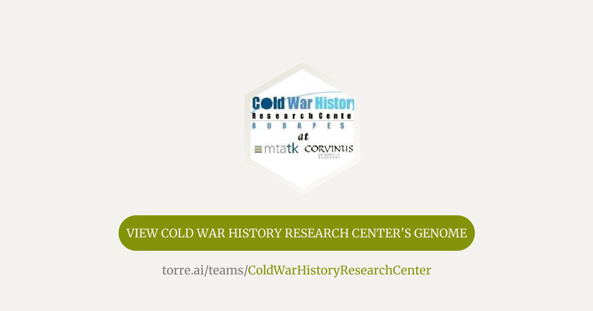 Cold War History Research Center | Torre