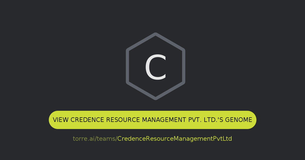 Credence Resource Management Pvt. Ltd. Torre