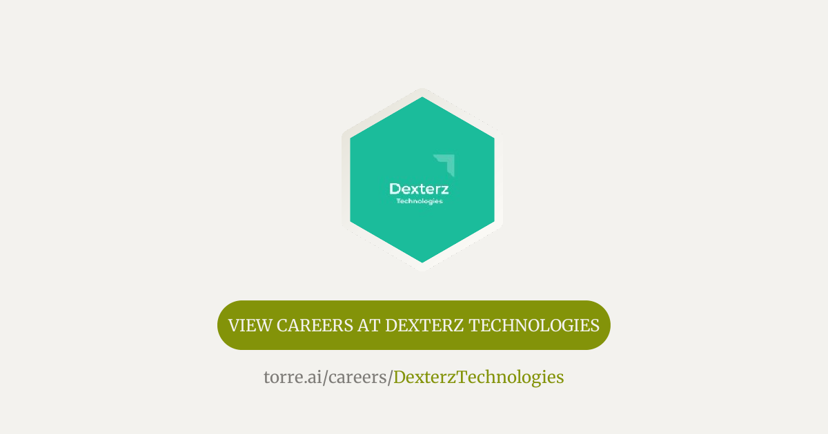 Careers at Dexterz Technologies | Torre.ai