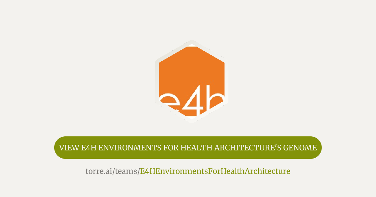 E4H Environments for Health Architecture | Torre
