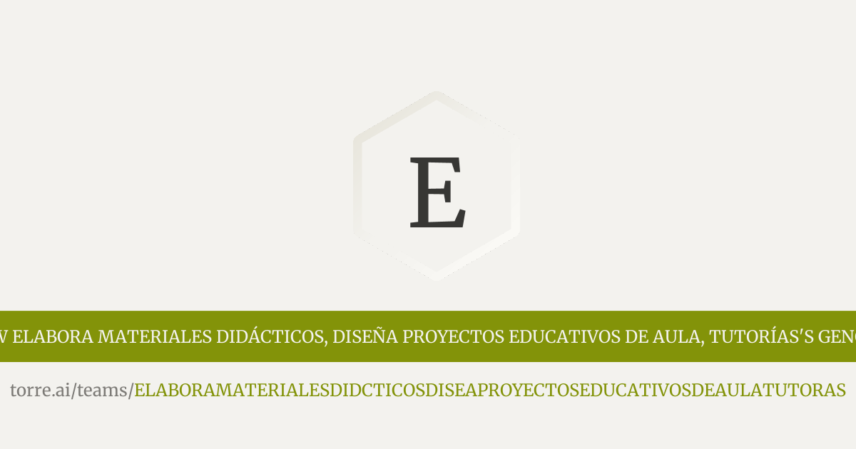 ELABORA MATERIALES DIDÁCTICOS, DISEÑA PROYECTOS EDUCATIVOS DE AULA ...