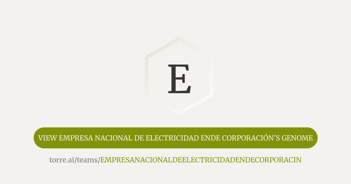 EMPRESA NACIONAL DE ELECTRICIDAD ENDE CORPORACIÓN | Torre