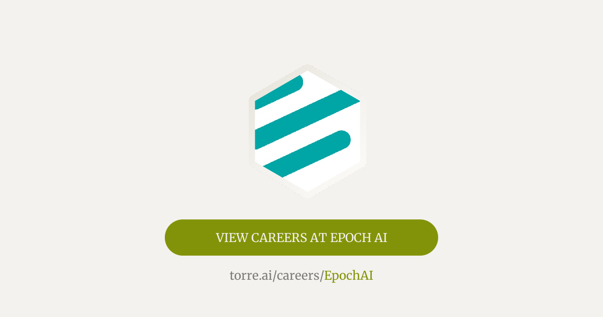 Careers at Epoch AI | Torre.ai