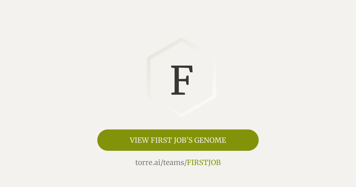 FIRST JOB | Torre