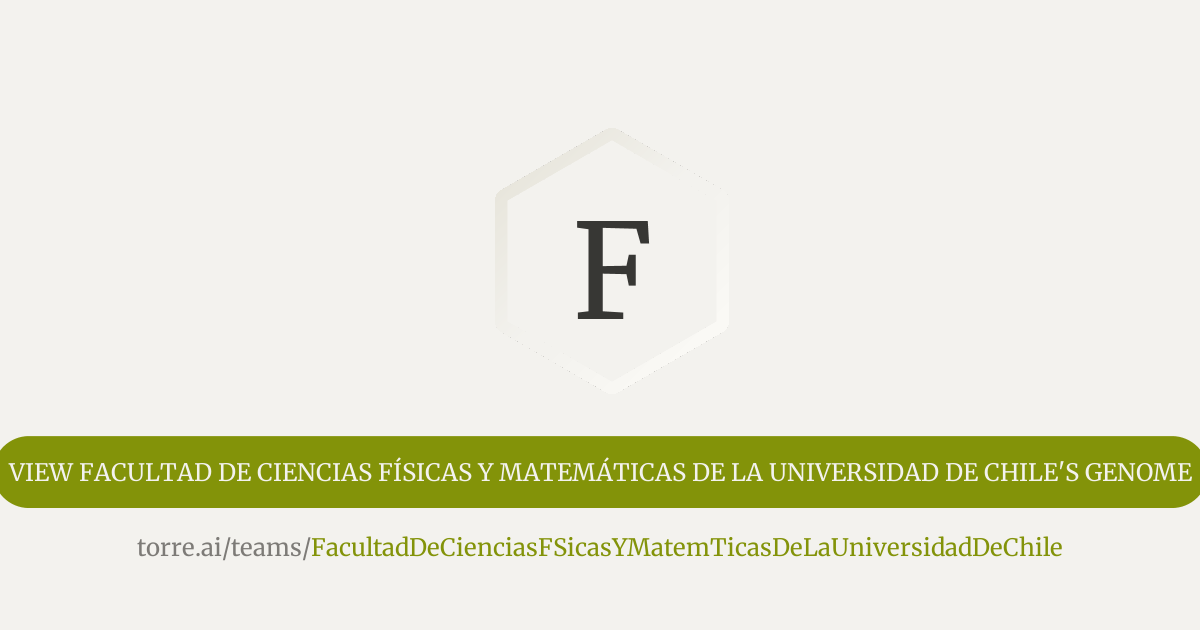 Facultad de Ciencias Físicas y Matemáticas de la Universidad de Chile ...