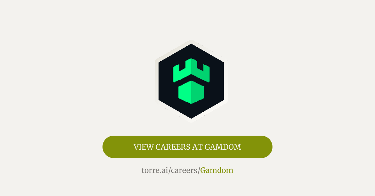 Careers at Gamdom | Torre.ai