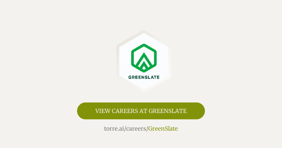 Careers at GreenSlate | Torre.ai