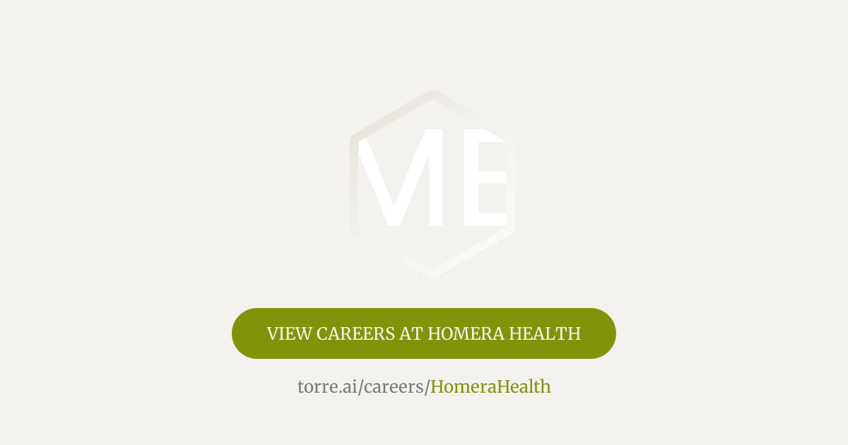 Careers at Homera Health | Torre.ai