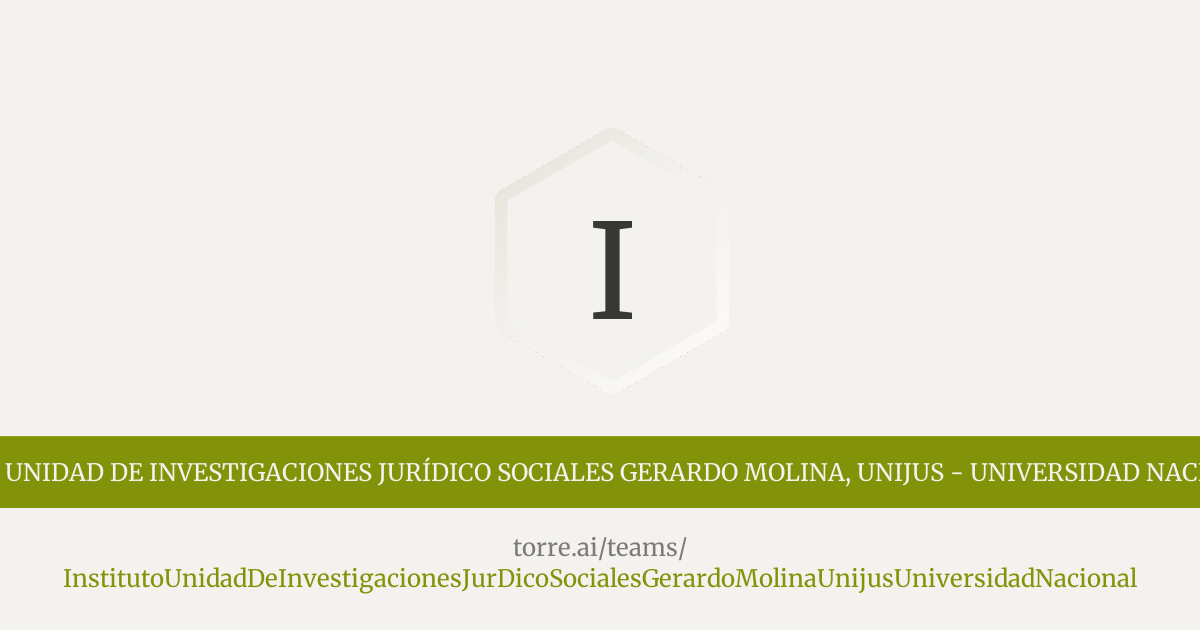 Instituto Unidad de Investigaciones Jurídico Sociales Gerardo Molina ...