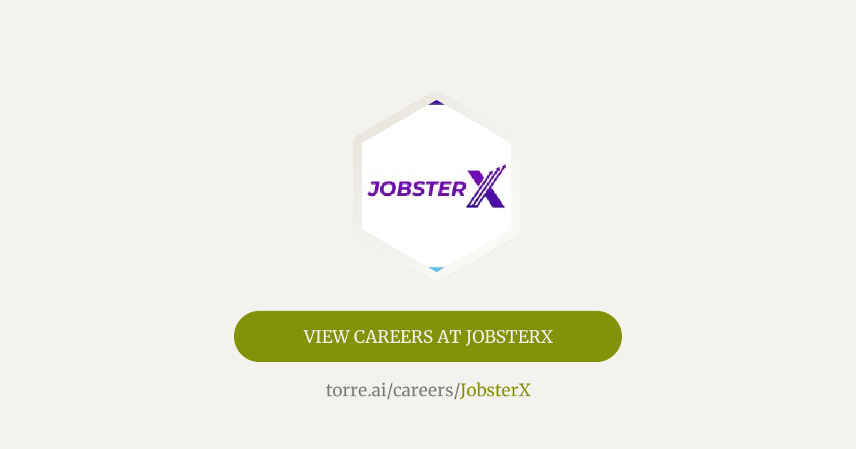 Careers at JobsterX | Torre.ai