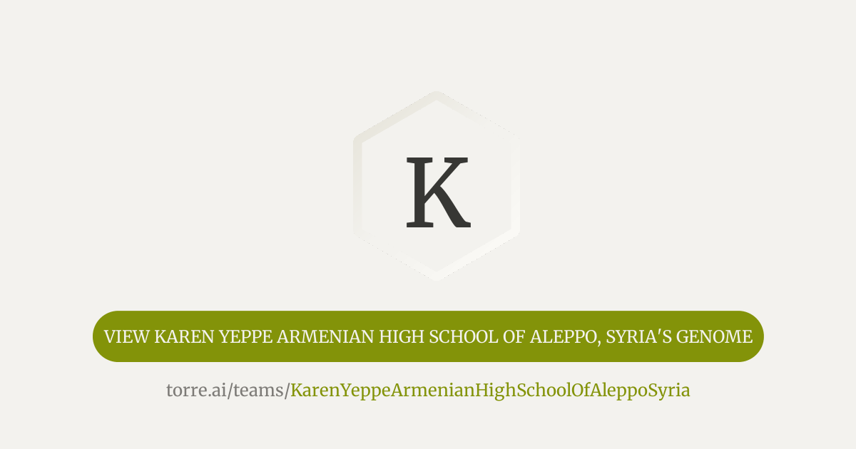Karen Yeppe Armenian High School of Aleppo, Syria | Torre