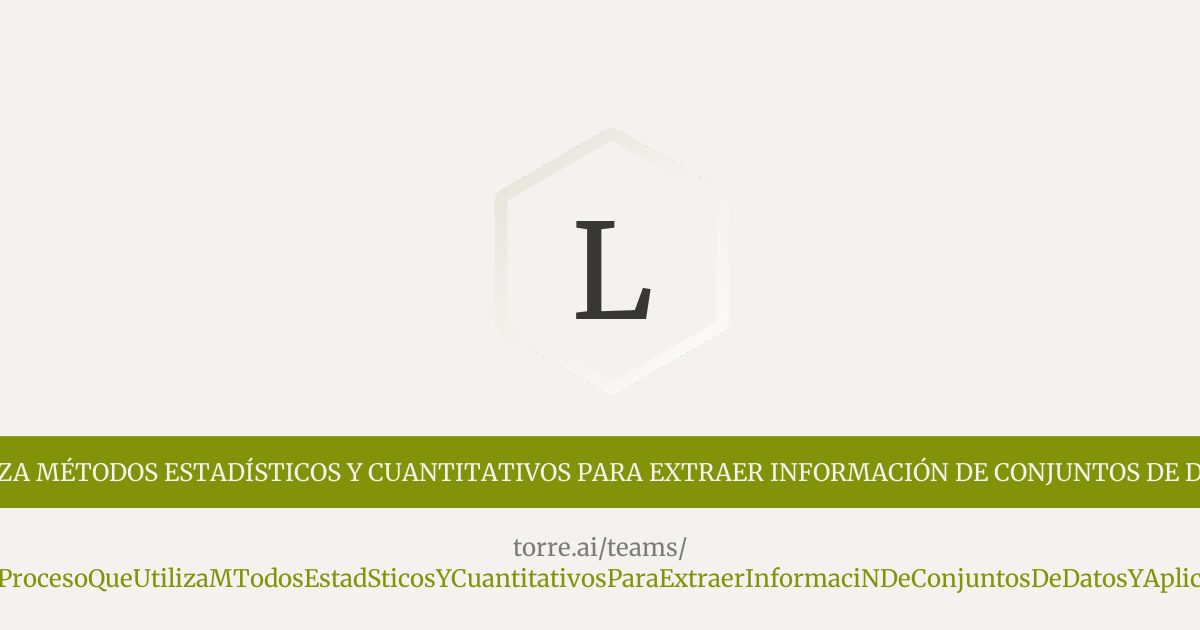 la gestión de proyectos es un proceso que utiliza métodos estadísticos ...