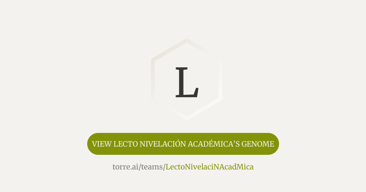 Lecto Nivelación Académica | Torre