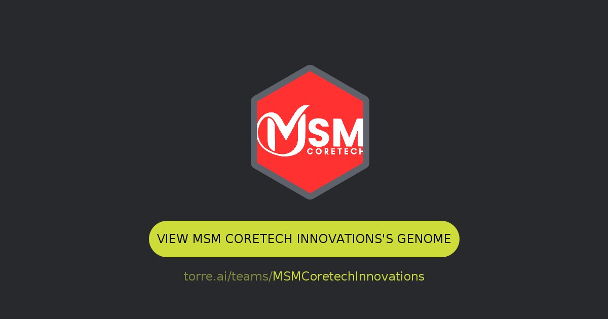 MSM Coretech Innovations | Torre