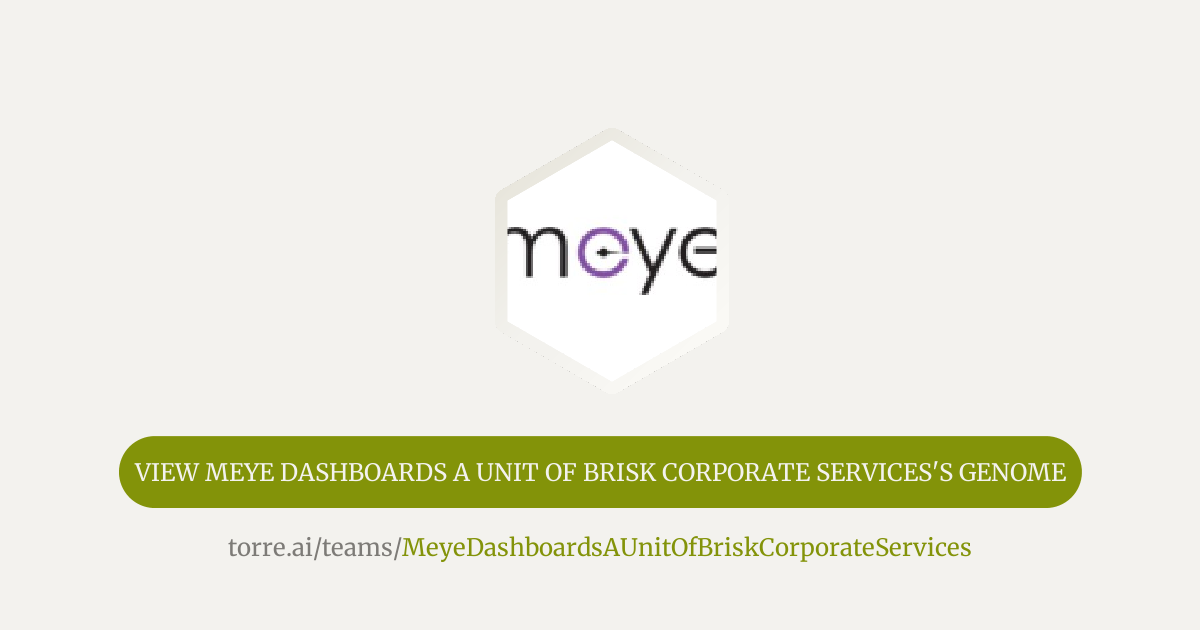 Meye Dashboards A Unit of Brisk Corporate Services | Torre