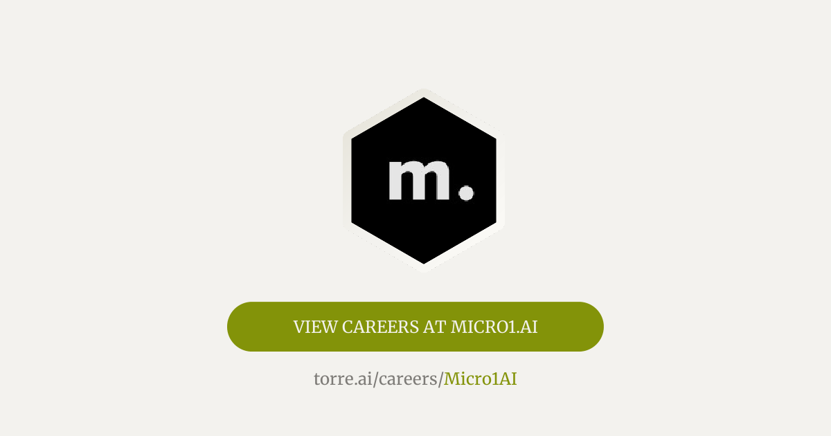 Careers at micro1.ai | Torre.ai