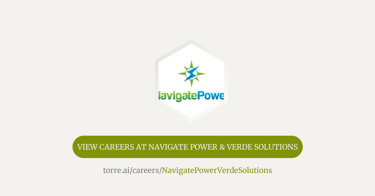 Careers at Navigate Power & Verde Solutions | Torre.ai
