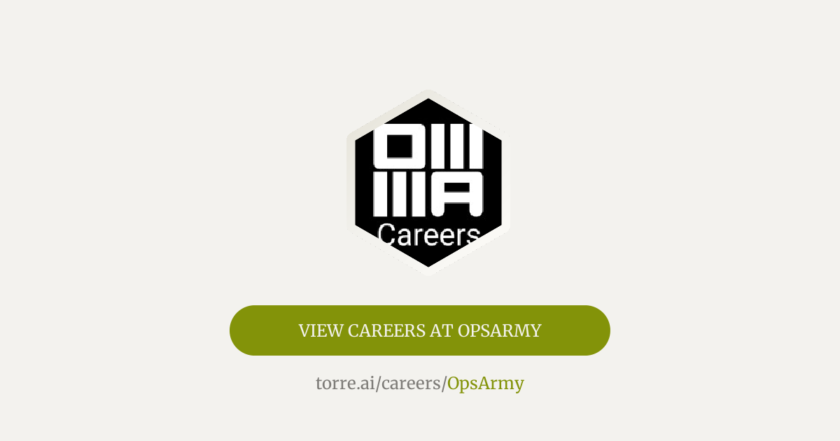 Careers at OpsArmy | Torre.ai