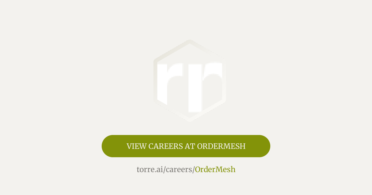 Careers at OrderMesh | Torre.ai