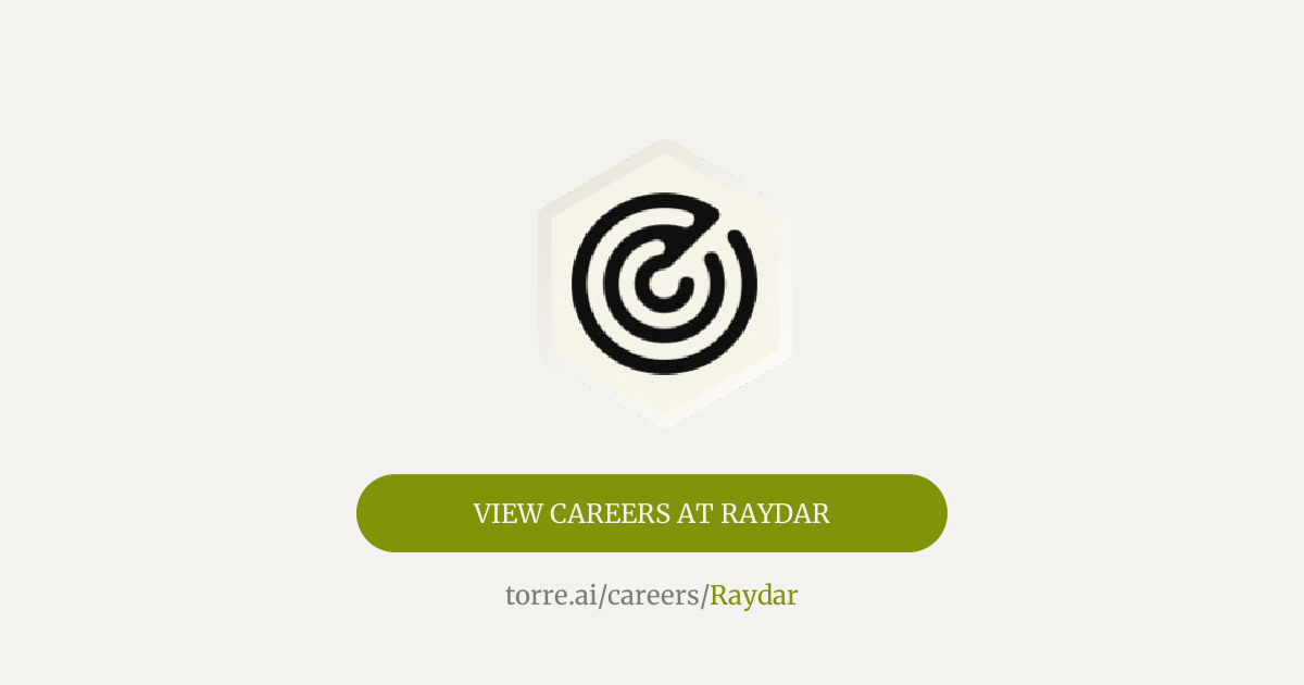 Careers at Raydar | Torre.ai