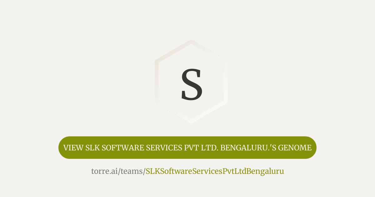 SLK Software services Pvt Ltd. Bengaluru. | Torre