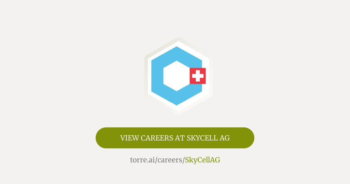 Careers at SkyCell AG | Torre.ai