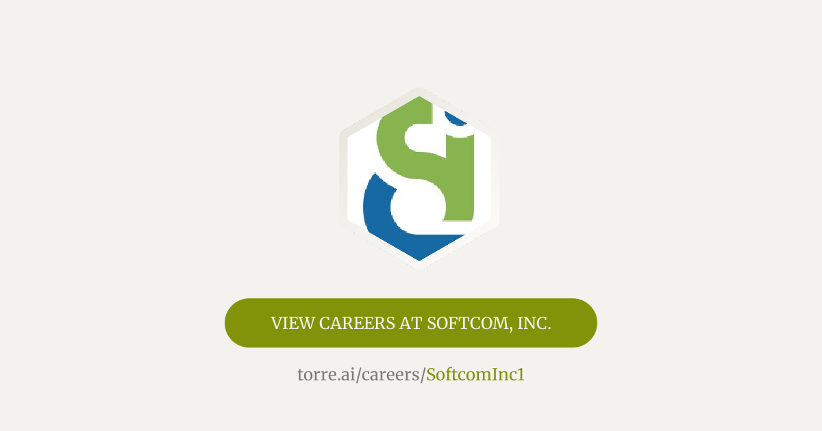 Careers at Softcom, Inc. | Torre.ai