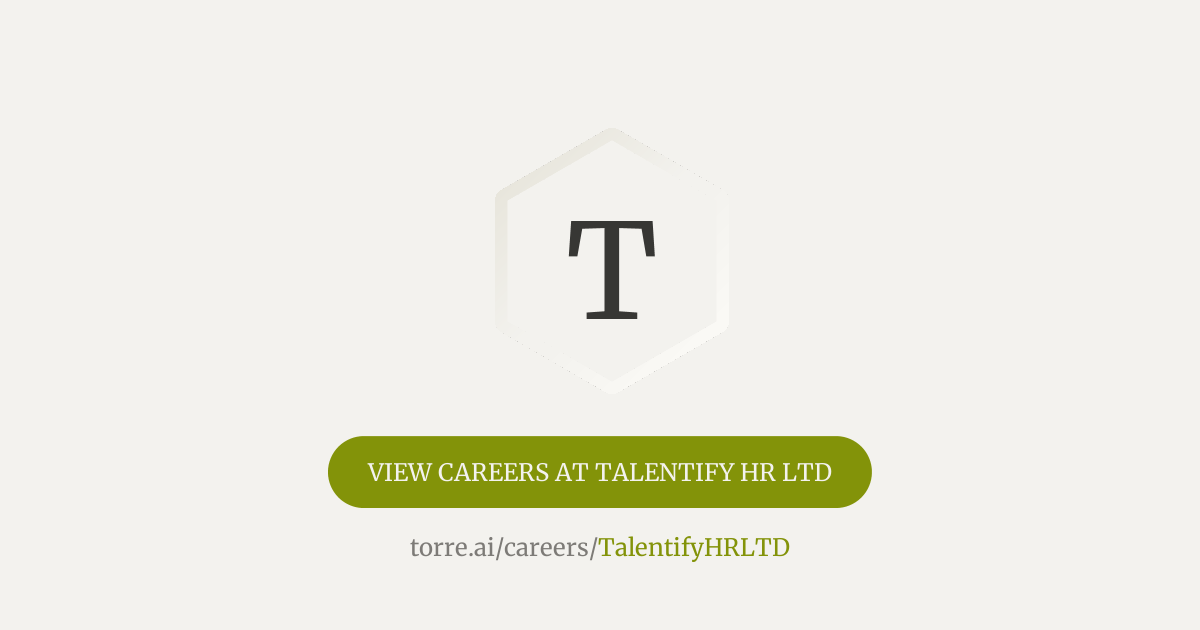 Careers at Talentify HR LTD | Torre.ai