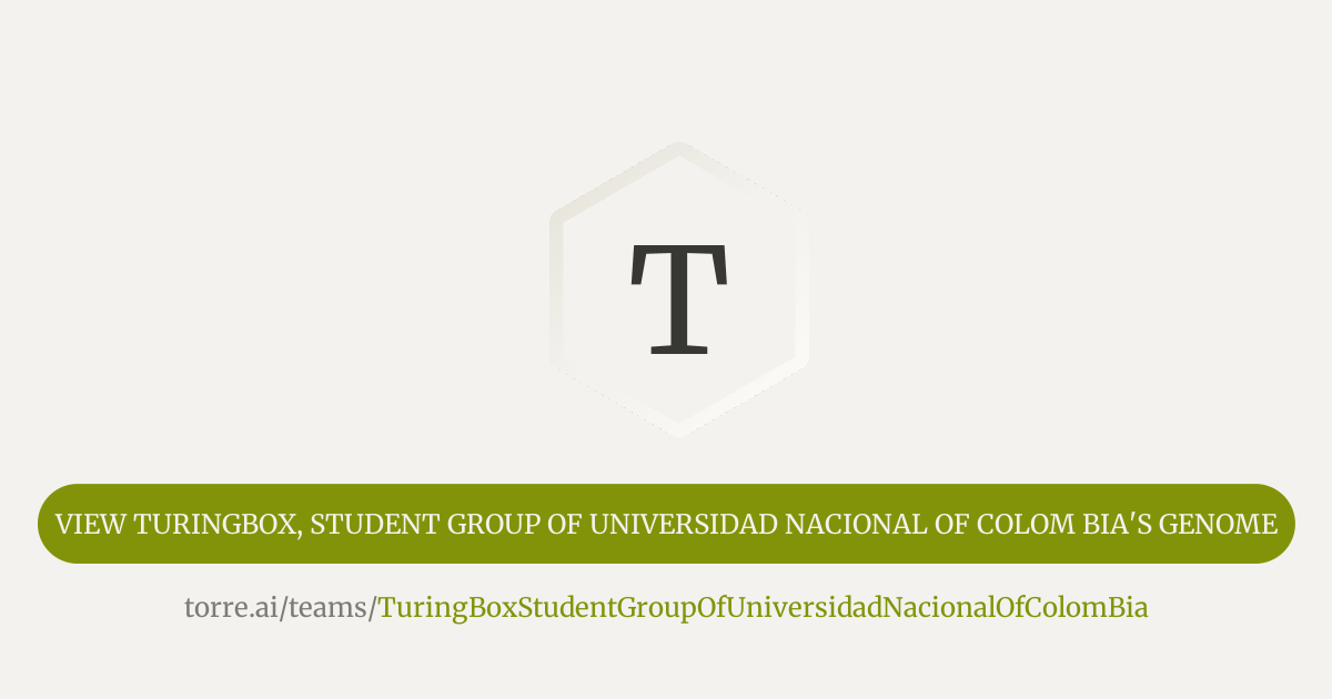 TuringBox, student group of Universidad Nacional of Colom bia | Torre