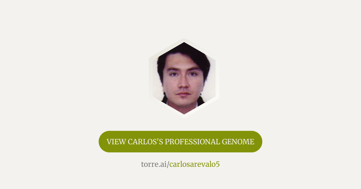 carlos arevalo Senior software engineer | FullStack developer | Torre.ai