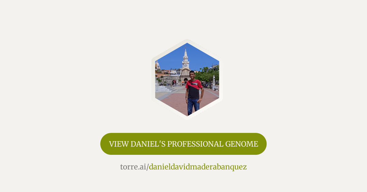 Daniel David Madera Banquez Desarrollador de software | Torre.ai