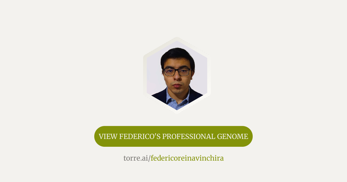 Federico Guillermo Reina Vinchira Fullstack Developer | Torre.ai