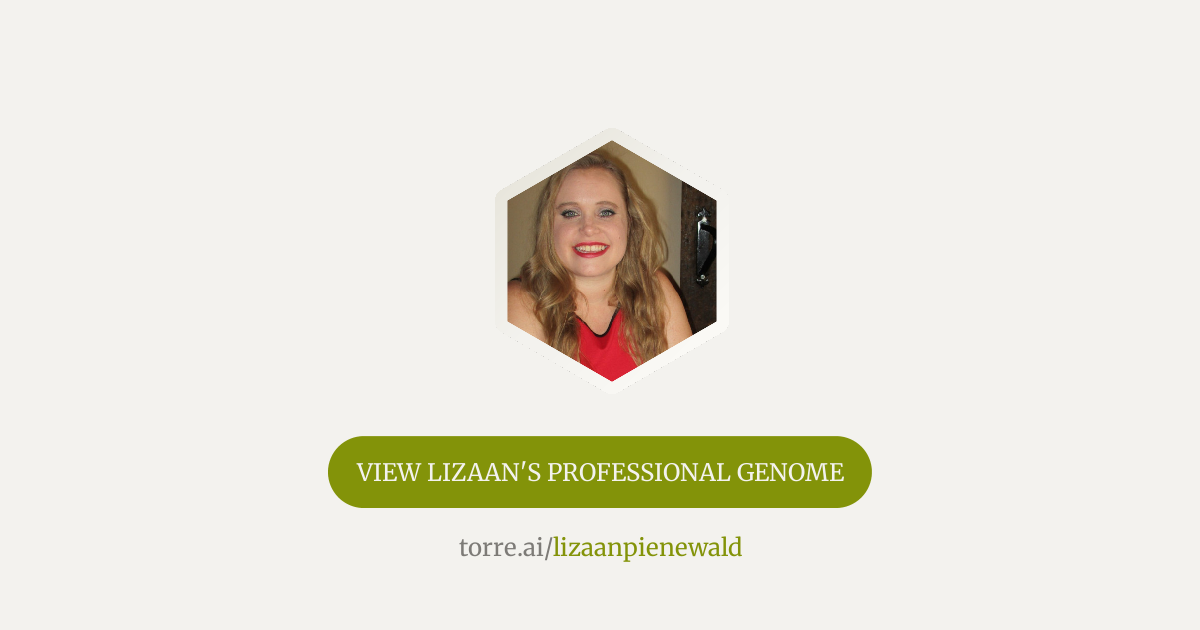 Lizaan Pienewald Administator | Torre.ai