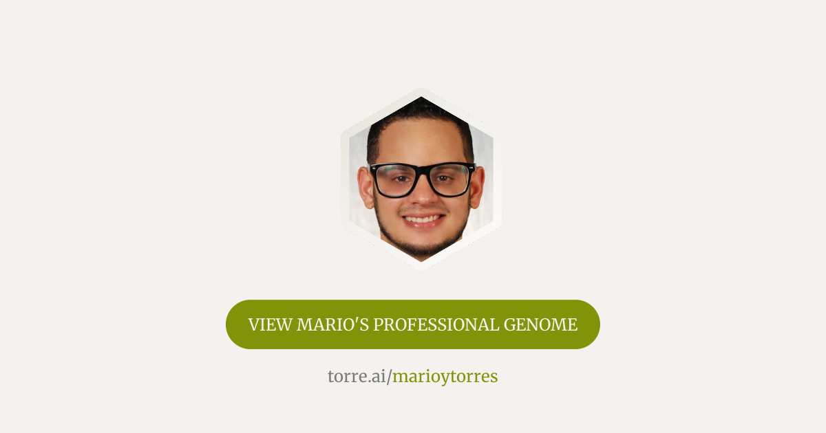 Mario Junior Torre Perez Software developer | Torre.ai