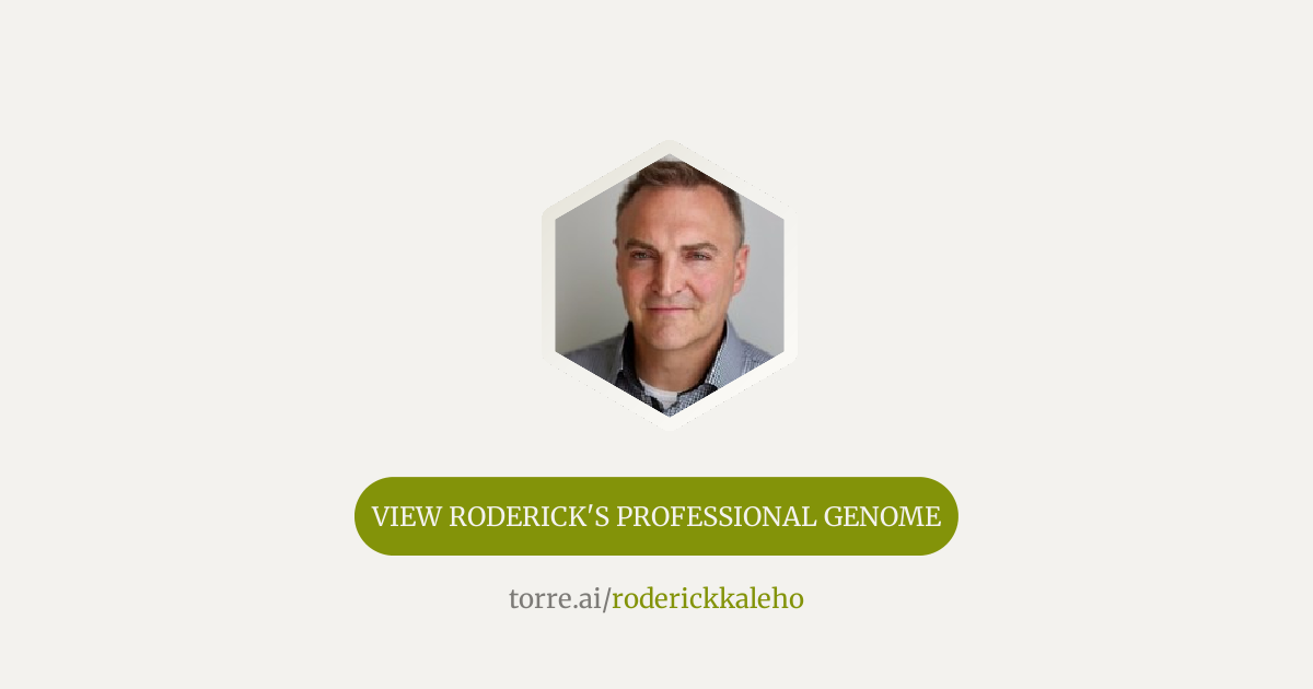Roderick Kaleho Security Solution Builder | Torre.ai