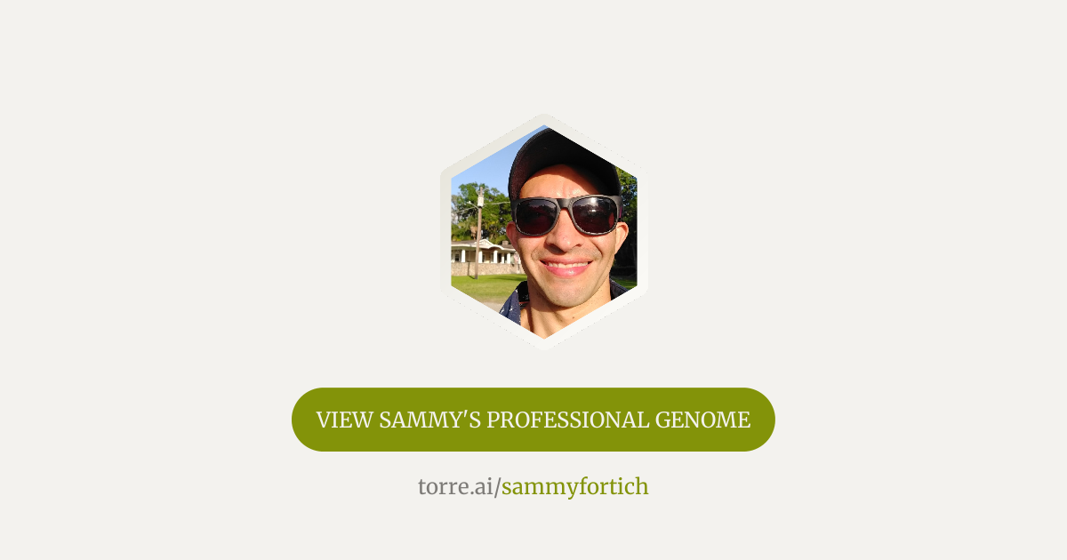 Sammy Fortich, MBA. BA. Manager. Innovation. Growth. | Torre.ai
